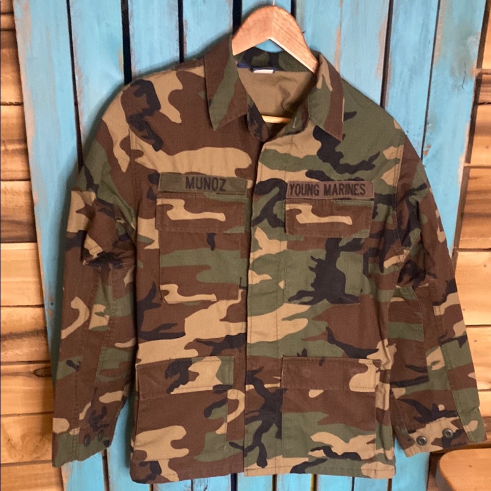 Propper Young Marines Woodland Camouflage BDU Jacket size XS